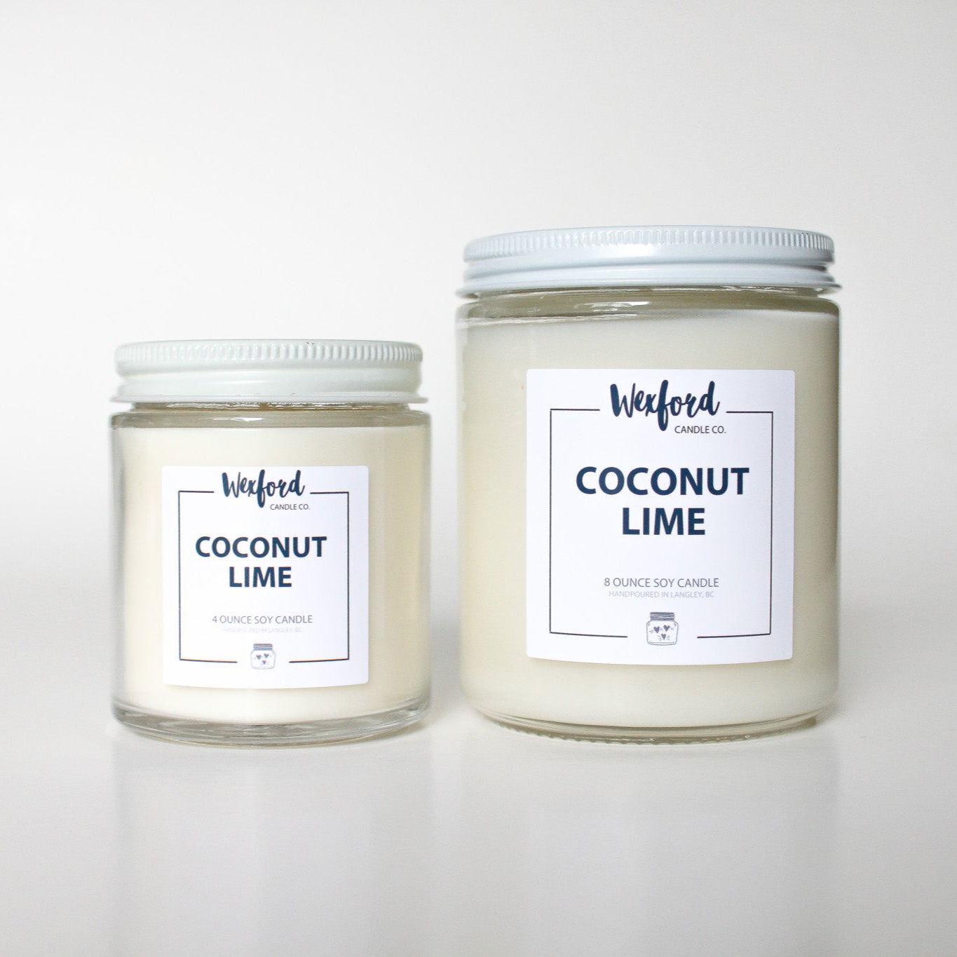 Coconut Lime Soy Candle - Wexford Candle Co.
