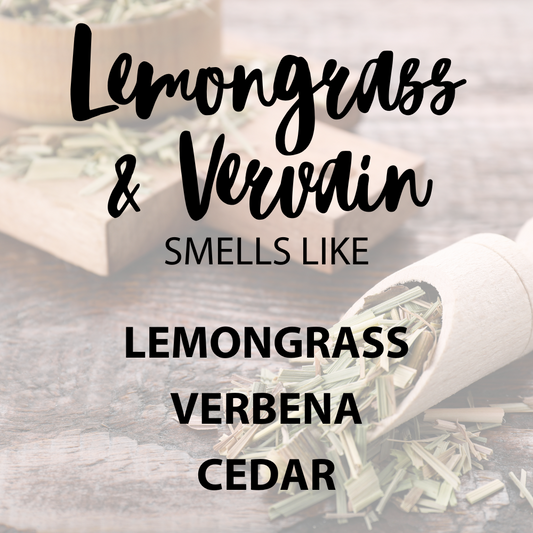 Lemongrass & Vervain Soy Candle