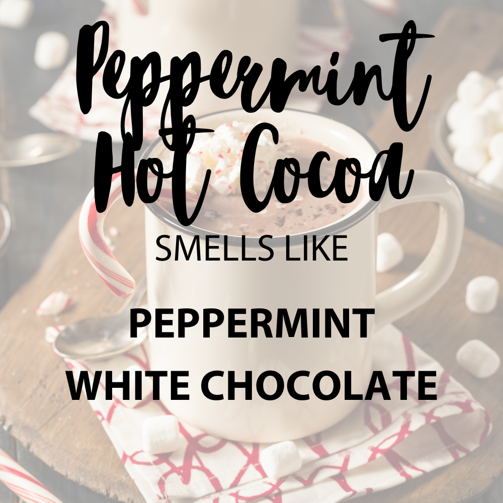 Peppermint Hot Cocoa Soy Wax Melt - Wexford Candle Co.