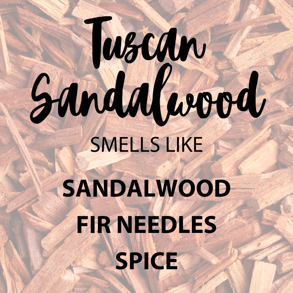 Tuscan Sandalwood Soy Candle - Wexford Candle Co.