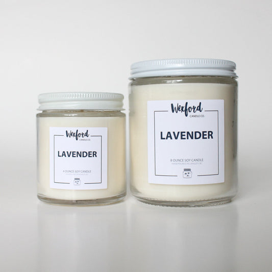 Lavender Soy Candle -Wexford Candle Co.