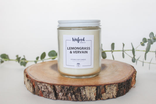 Lemongrass & Vervain Soy Candle