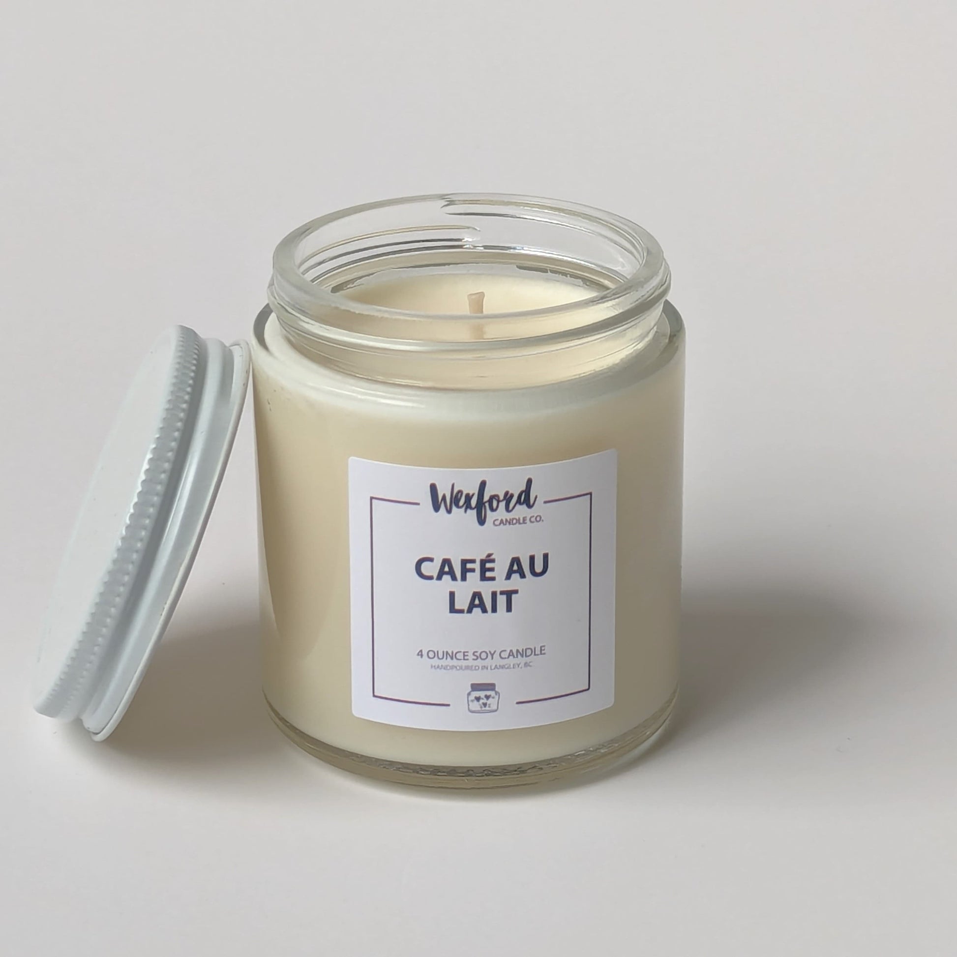 Cafe au Lait soy candle 4 oz