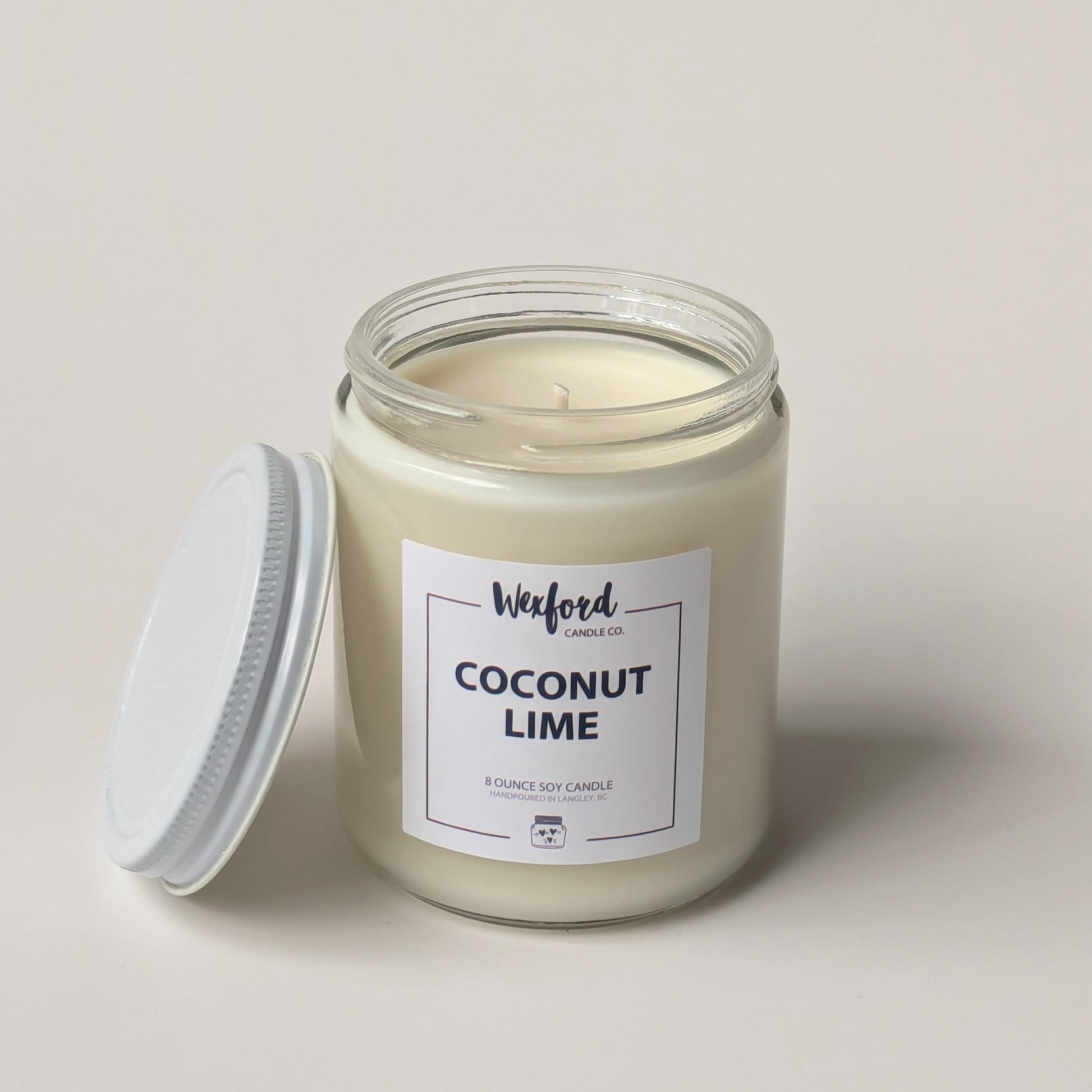 Coconut Lime soy candle 8 oz
