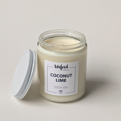Coconut Lime soy candle 8 oz