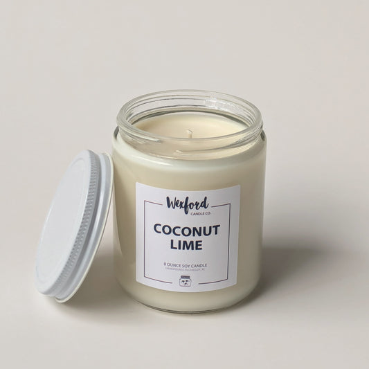 Coconut Lime soy candle 8 oz