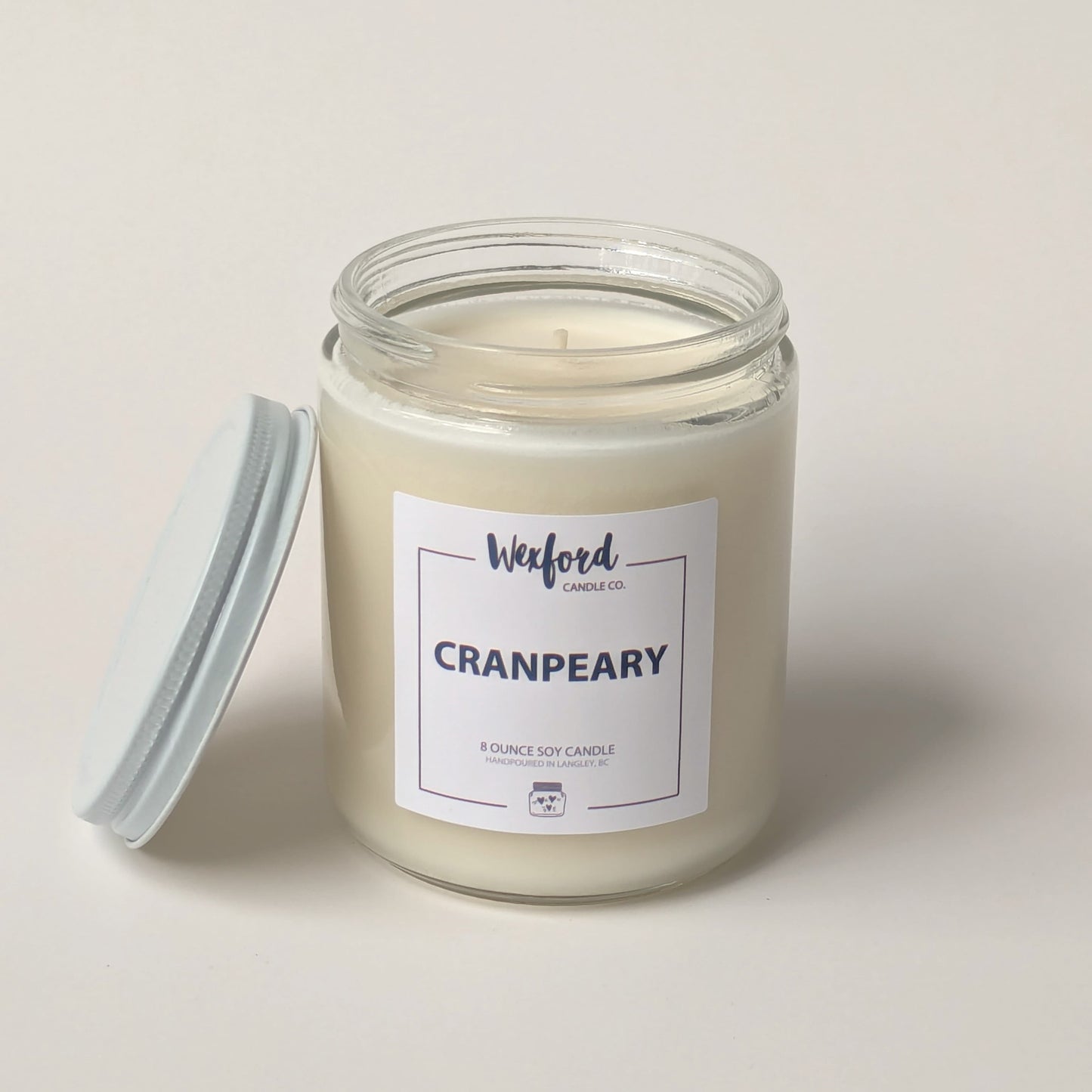 Cranpeary soy candle 8 oz
