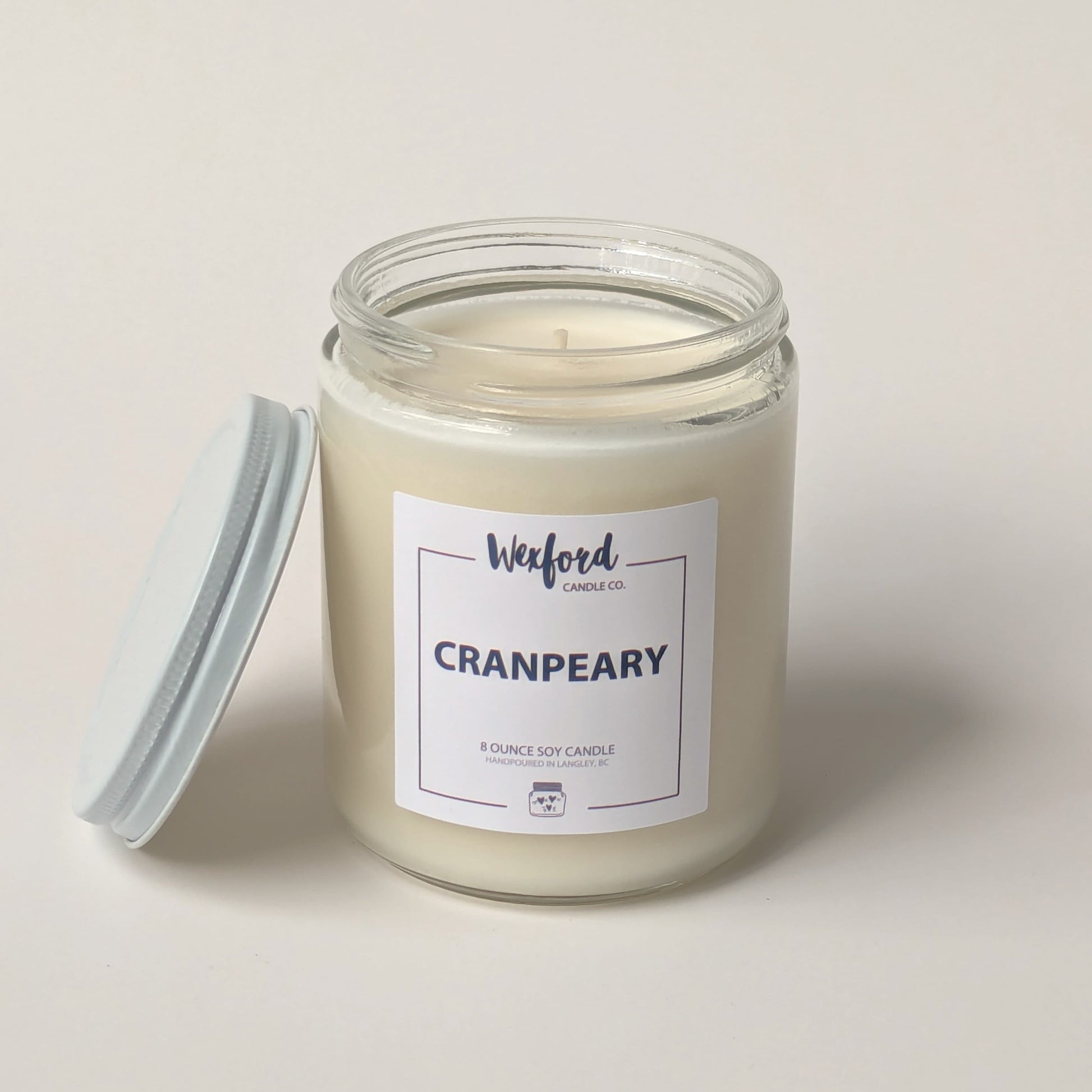 Cranpeary soy candle 8 oz
