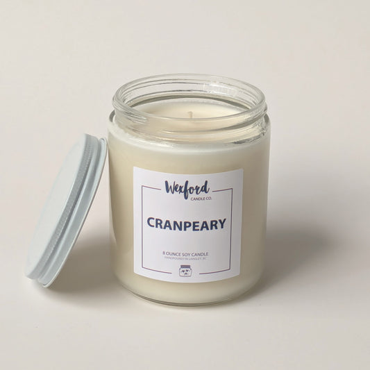 Cranpeary soy candle 8 oz