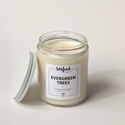 Evergreen Trees soy candle 8 oz