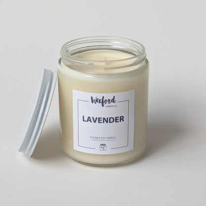 Lavender soy candle 8 oz