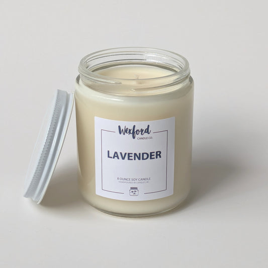 Lavender soy candle 8 oz