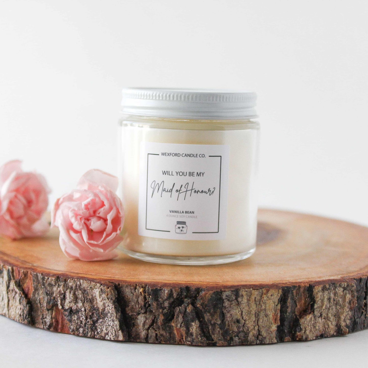 Maid of honour proposal candle will you be my maid of honour 4 oz