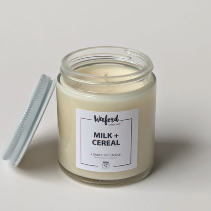 Milk and cereal soy candle 4 oz