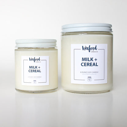 Milk and Cereal soy candle 4 oz and 8 oz