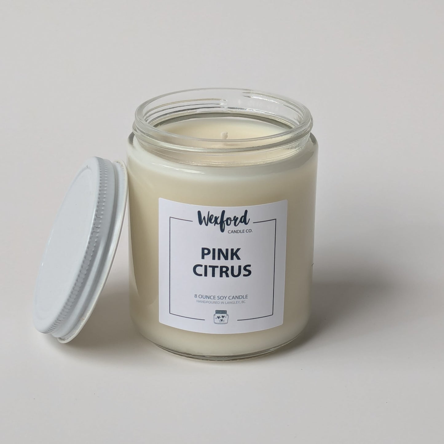 Pink Citrus soy candle 8 oz