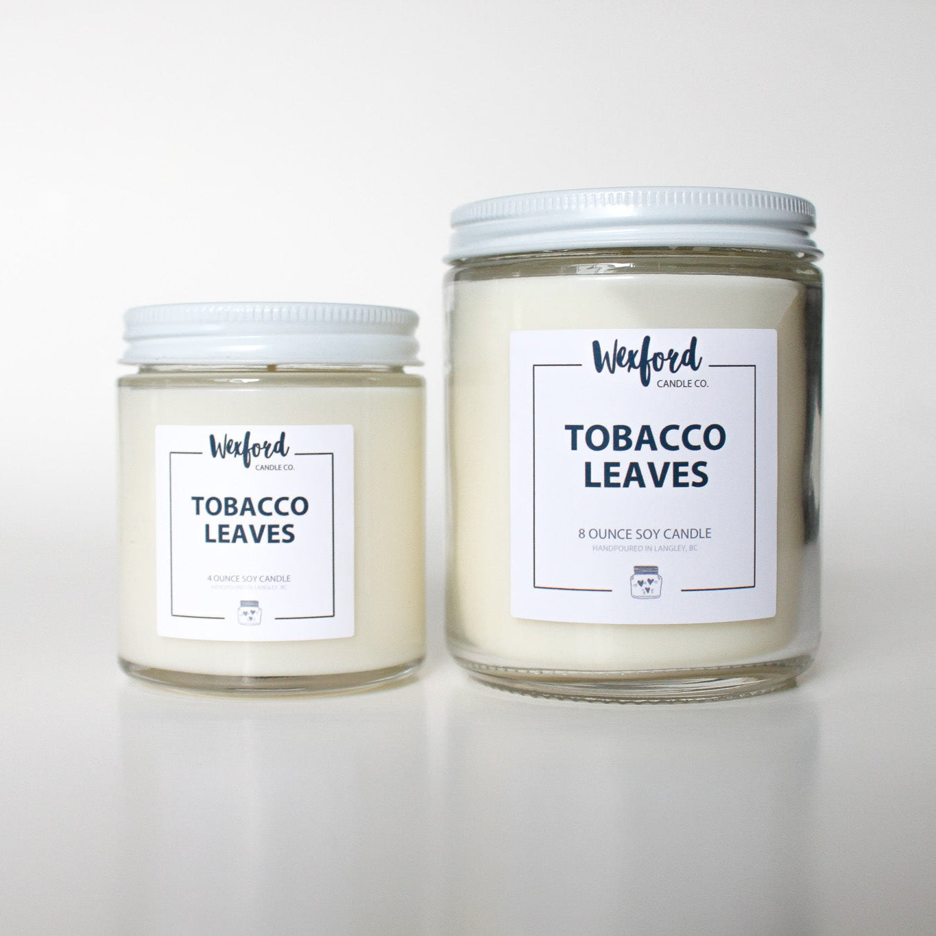 Tobacco Leaves soy candle 4 oz and 8 oz