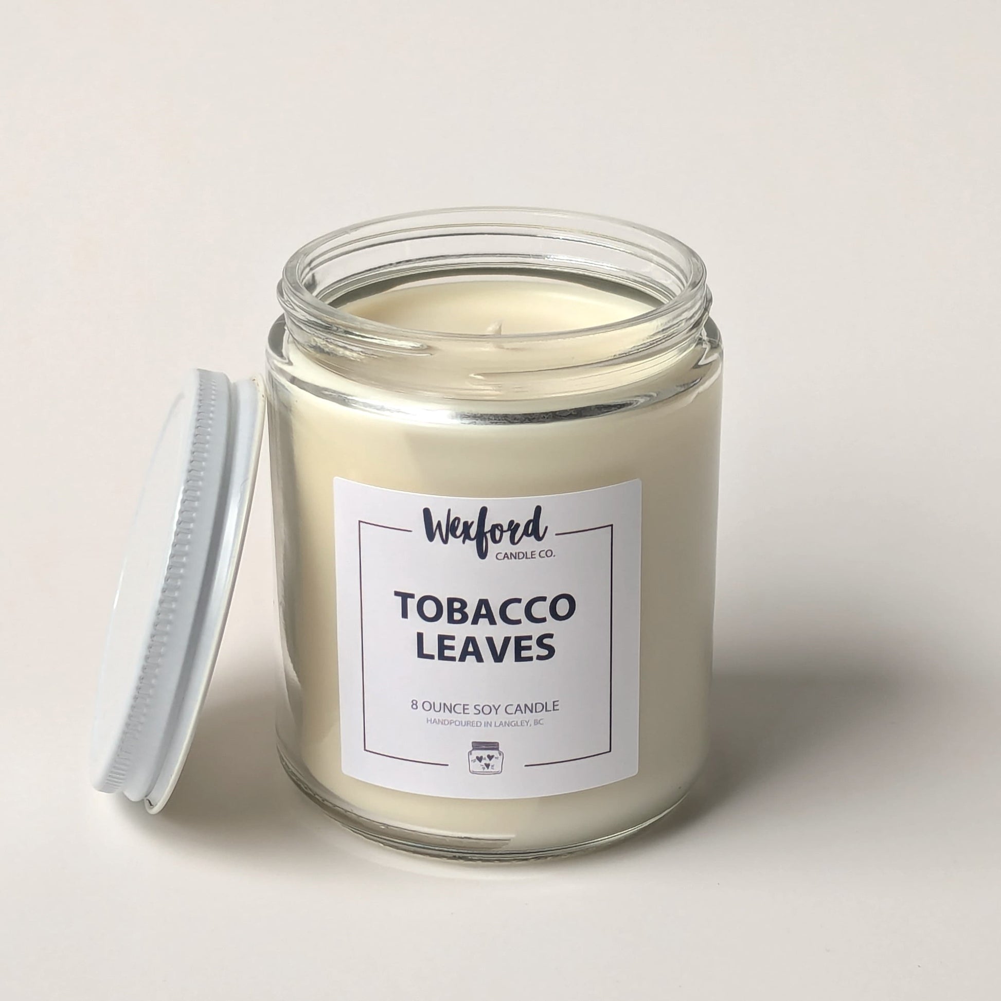 Tobacco Leaves soy candle 8 oz