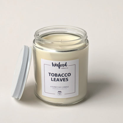 Tobacco Leaves soy candle 8 oz