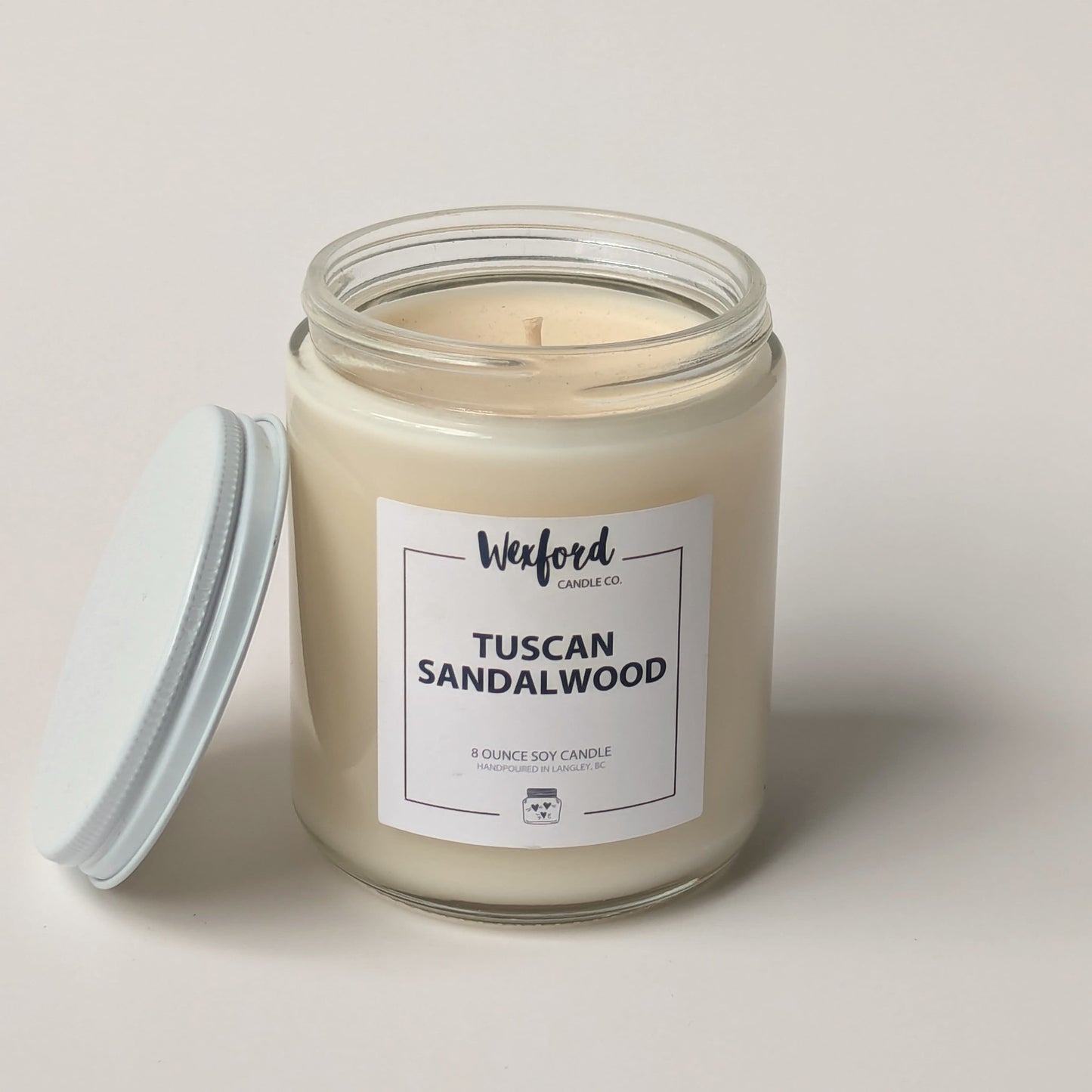 Tuscan Sandalwood soy candle 8 oz