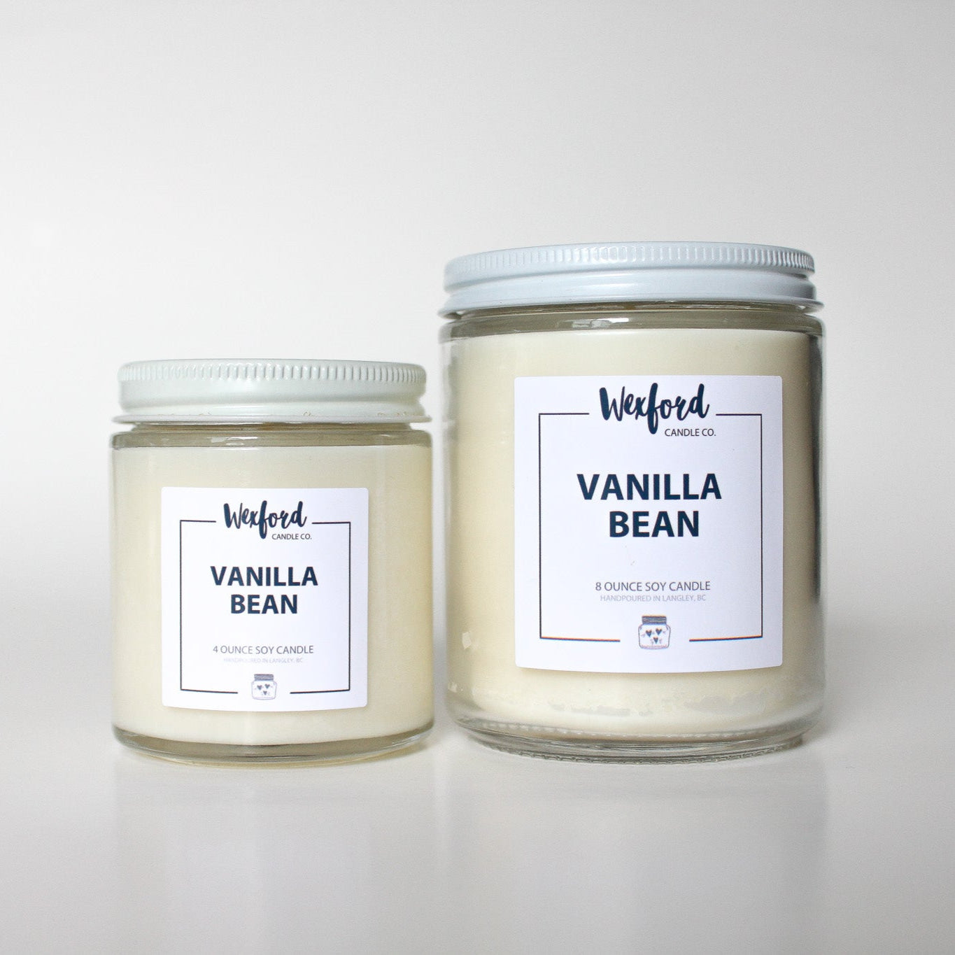 Vanilla Bean soy candle 4 oz and 8 oz