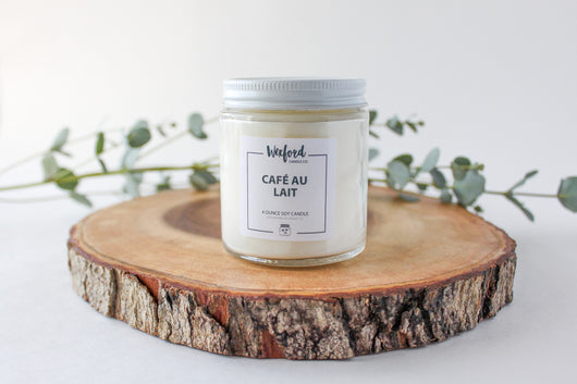 Cafe Au Lait Soy Candle - Wexford Candle Co.