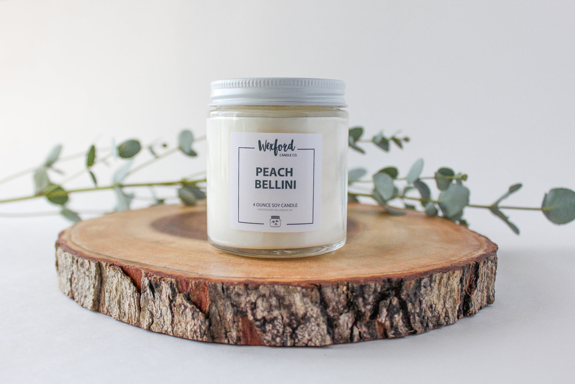 Peach Bellini Soy Candle - Wexford Candle Co.