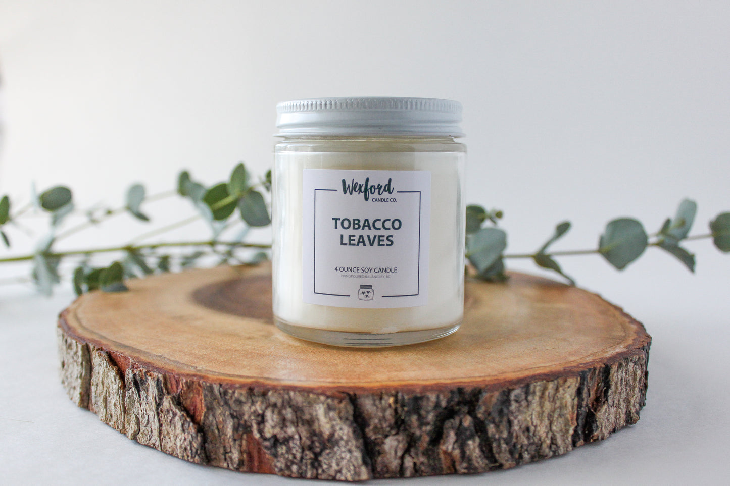 Tobacco Leaves Soy Candle - Wexford Candle Co.