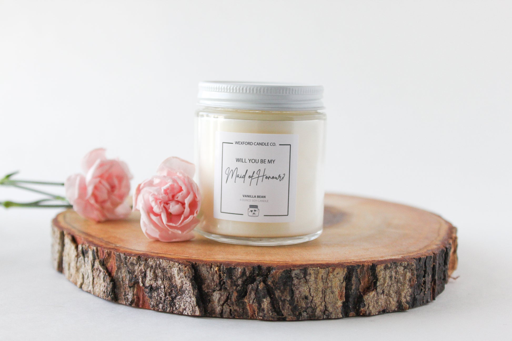 Will You Be My Maid of Honour? Soy Candle - Wexford Candle Co.