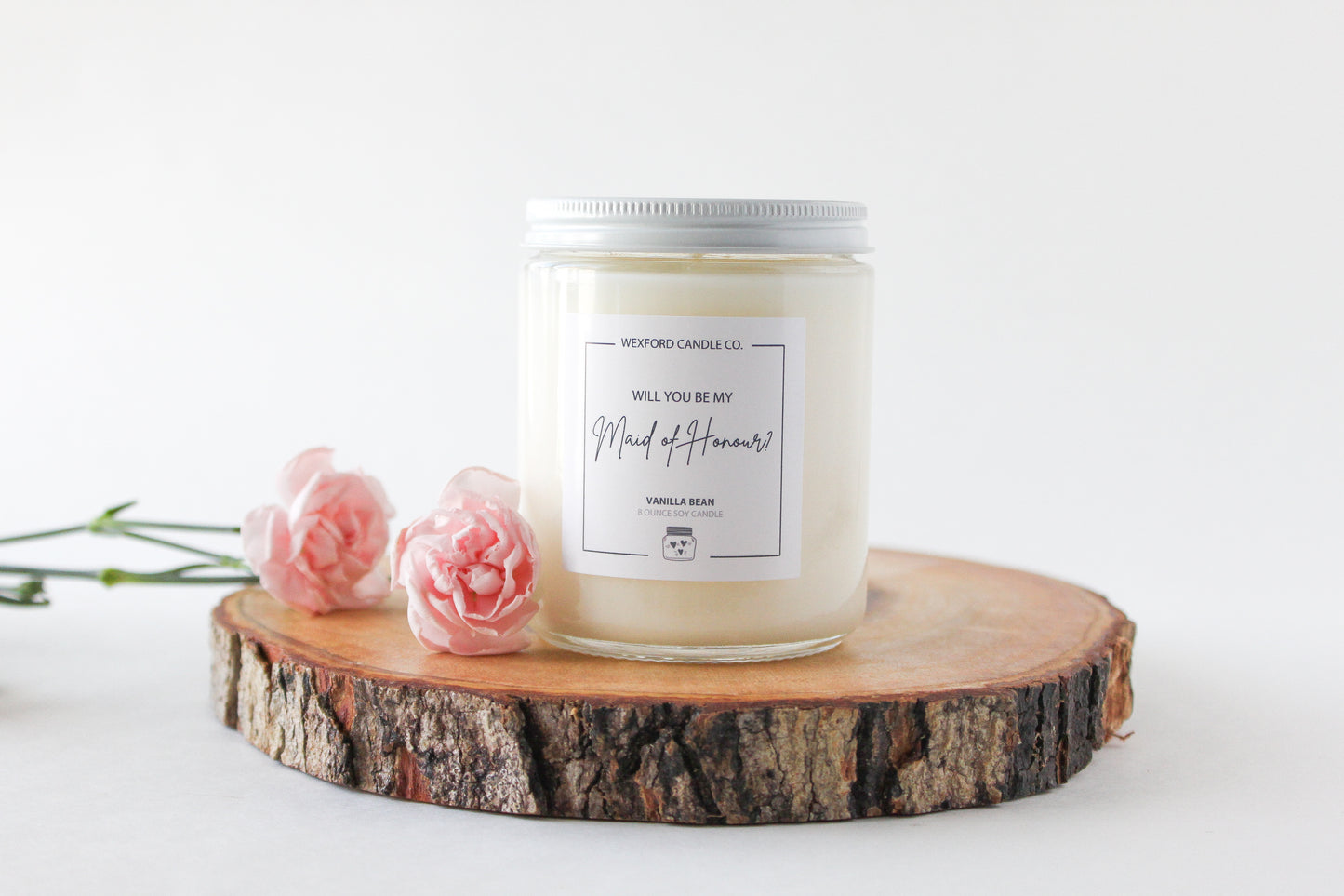 Will You Be My Maid of Honour? Soy Candle - Wexford Candle Co.